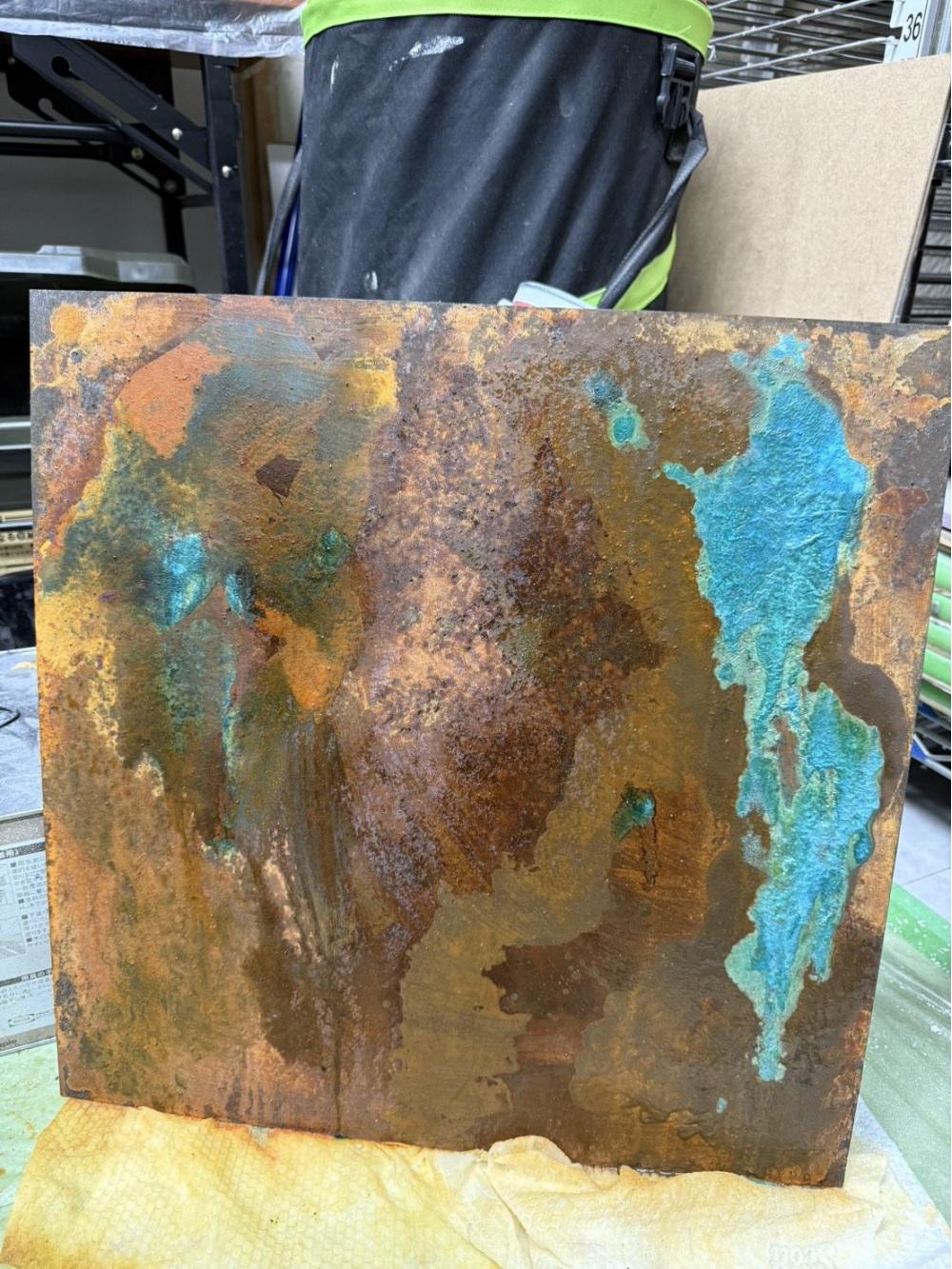 素材を再現する塗装